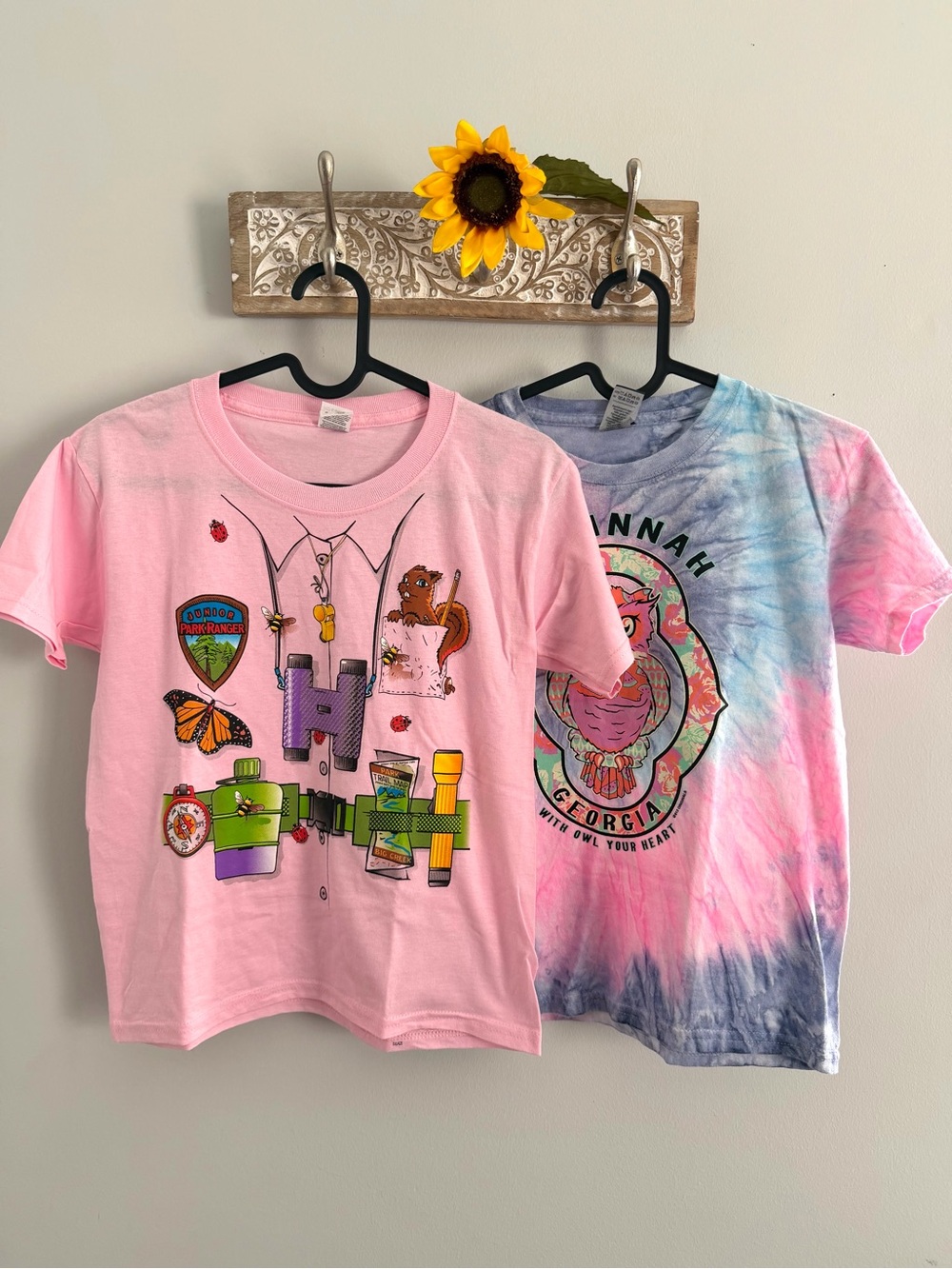 Kids 2pc. Souvenir Tee Bundle-Size S-Harper’s Ferry National Park & Savannah GA